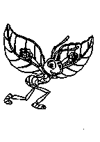 coloriage 1001 pattes essaie de voler